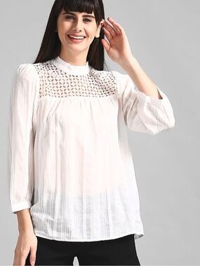 GAP Crochet Lace Blouse